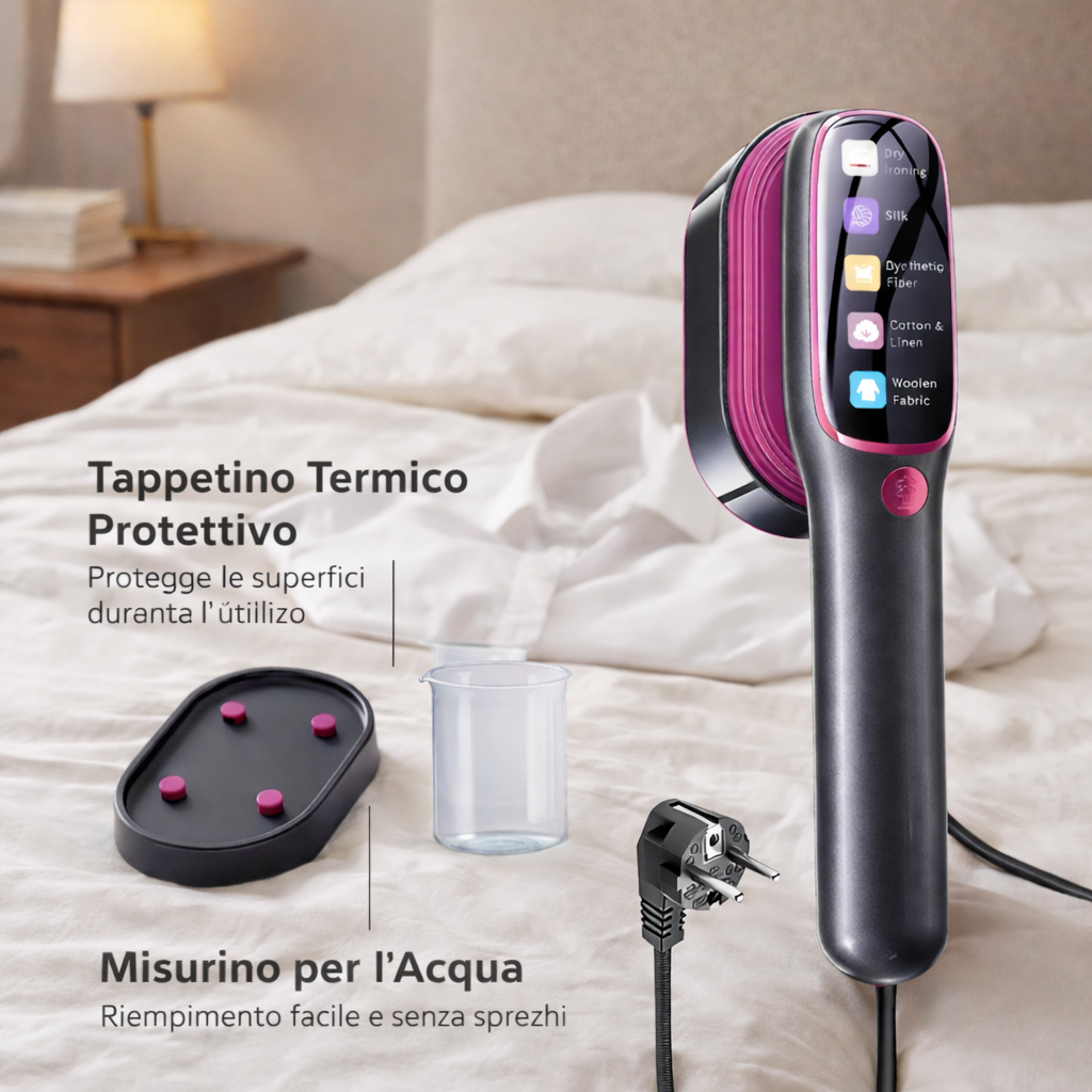 Ferro da Stiro Portatile a Vapore