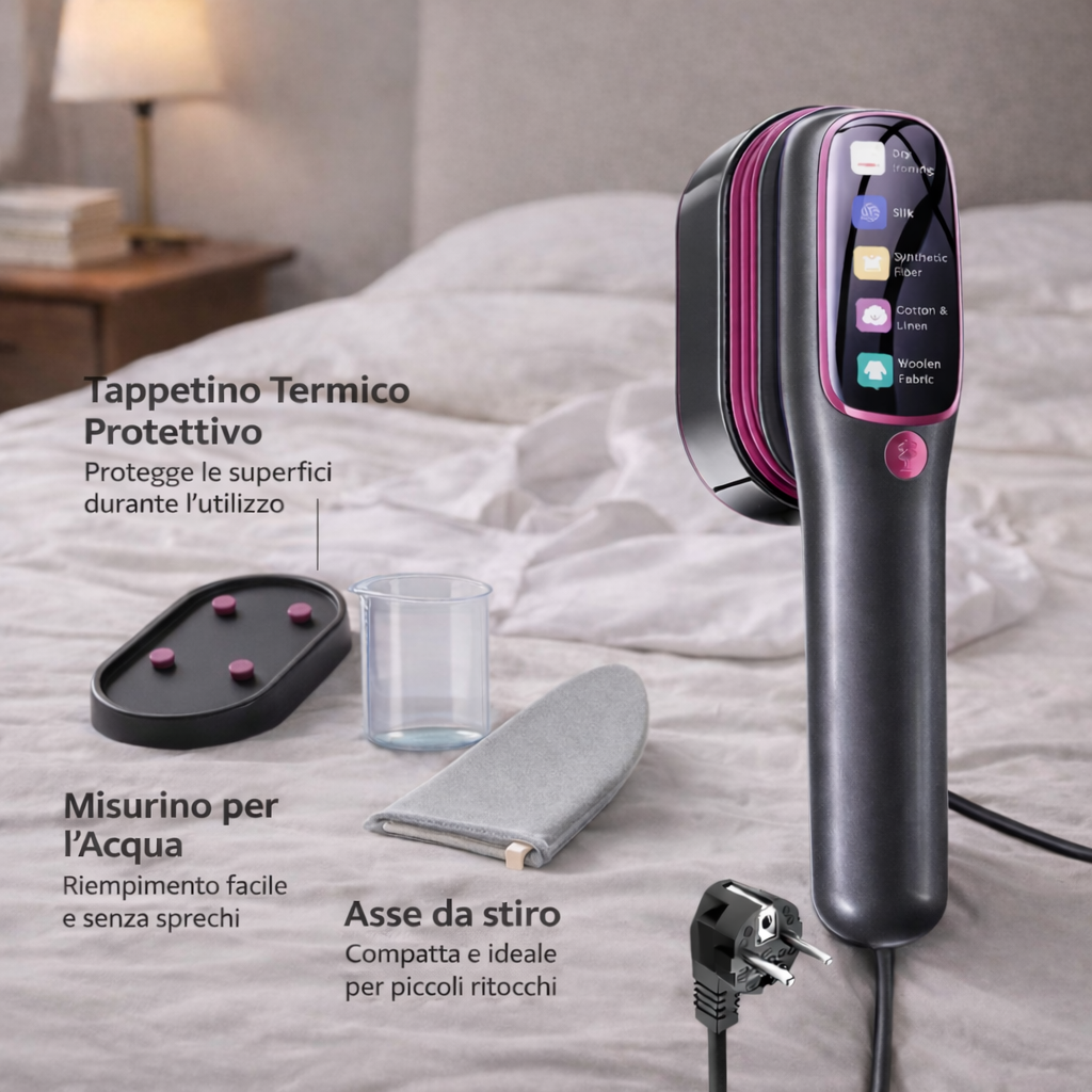 Ferro da Stiro Portatile a Vapore